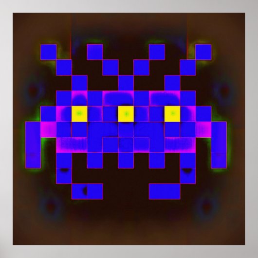 King of the Space Invasion (Version B) ポスター (正面)