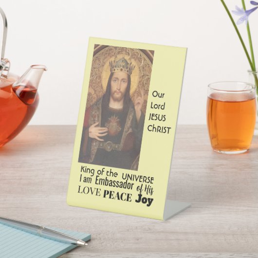 King of  the Universe 台座サイン (インサイチュ)