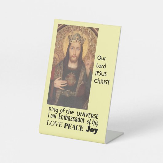 King of the Universe 台座サイン (正面)