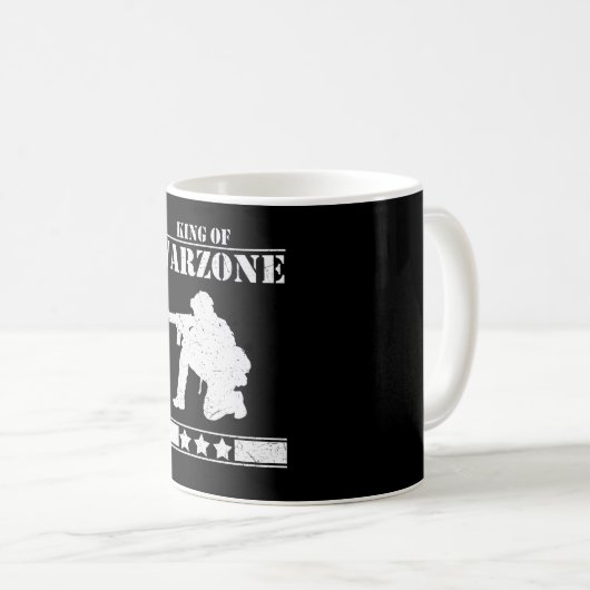King Of Warzoneゲーマーゲーム コーヒーマグカップ (正面右)