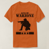 King Of Warzoneゲーム Tシャツ (デザイン正面)