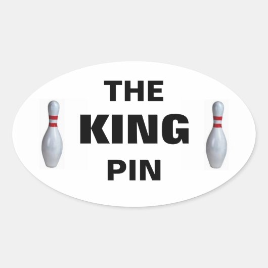 KING PIN ステッカー (4 枚) (正面)