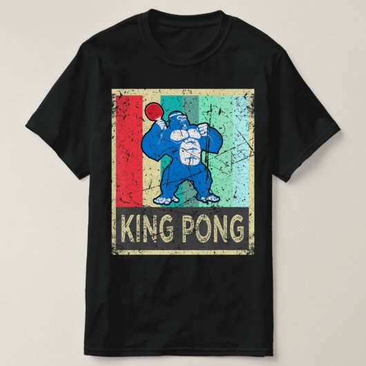 King Pong  Ping Pong Gear Clothes For Men Women Ki Tシャツ (デザイン正面)