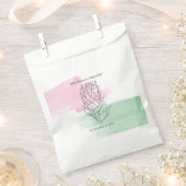 King Protea Water 結婚 color's フェイバーバッグ (クリップ留めされた状態)