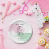 King Protea Water 結婚 color's ペーパープレート (パーティー)