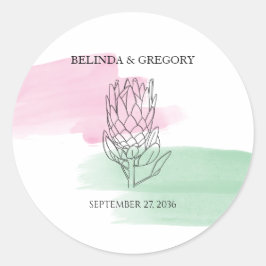 King Protea Water 結婚 color's ラウンドシール