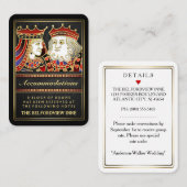 King & Queen Black Red宿泊2.5 x 3.5 エンクロージャーカード (正面/裏面)