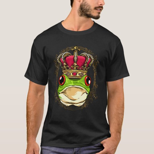 King Queen Frog Toad Princess Amphibian Animal Fro Tシャツ (正面)