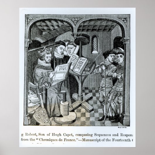 King Robert II  son of Hugh Capet ポスター (正面)