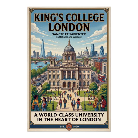 King’s College London ポスター (正面)