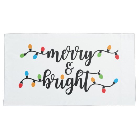 King Size Merry & Bright Pillowcase Set 枕カバー (正面右)