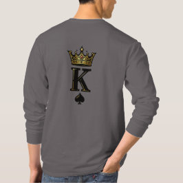 King Spade K – Minimal Couple Matching Design Tシャツ