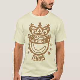 king tennis couronne crown roi logo ballon tシャツ