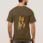 “King Tut Pharaoh Back Print T-Shirt | Modern Egyp Tシャツ (裏面)