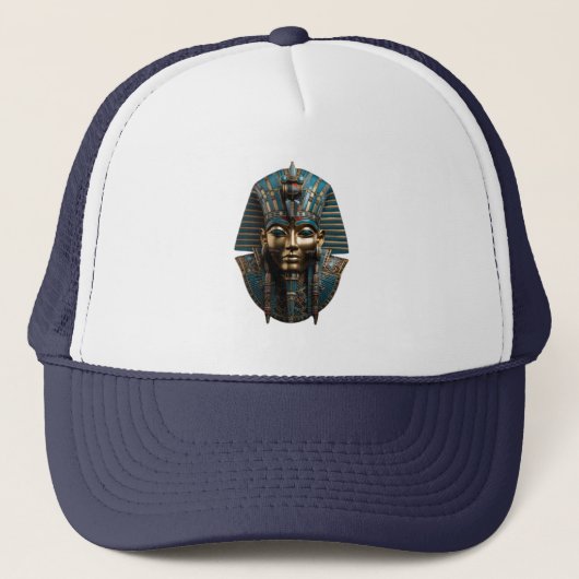“King Tut Pharaoh Mask hat | Ancient Egyptian  キャップ (正面)