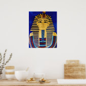 King Tut Tutankhamun Ancient Egypt Art Print ポスター (キッチン)