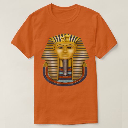 King Tut Tutankhamun Gold Mask Egyptian Ancient Go Tシャツ (デザイン正面)