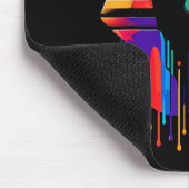 King Tut. Tutankhamun Minimalist Vibrant Style Chr マウスパッド (コーナー)