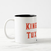 King Tux – リーガルLinux Penguin Coffee Mug ツートーンマグカップ (左)