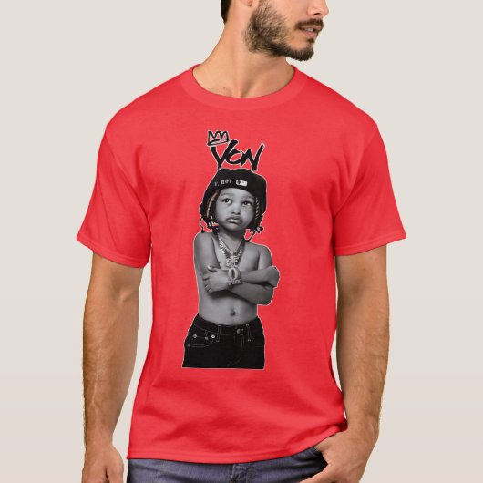 King Von ヴィンテージギフト Tシャツ (正面)