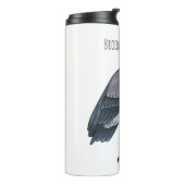 King vulture bird cartoon illustration  タンブラー (回転左)