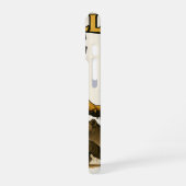 King Will Rise | Motivational Lion Art iPhoneケース (左側面)