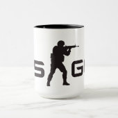 KinGaming独占的なCSGOのコーヒー・マグ マグカップ (中央)