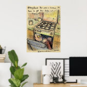 @kingbaird irkafirkaポスター ポスター (ホームオフィス)