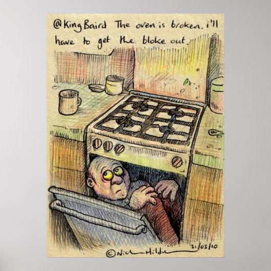 @kingbaird irkafirkaポスター ポスター (正面)