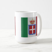 Kingdom of Italy flag  コーヒーマグカップ (正面右)