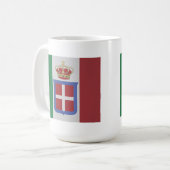 Kingdom of Italy flag  コーヒーマグカップ (正面左)