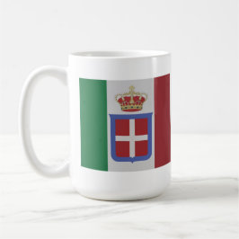 Kingdom of Italy flag  コーヒーマグカップ
