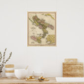 Kingdom of Naples or The Two Sicilies ポスター (キッチン)