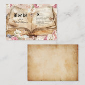 Kingdom Princess Books for Baby Baby Shower エンクロージャーカード (正面/裏面)