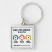 Kingdom Readiness Dashboard Christian Keychain キーホルダー (正面)