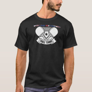 Kingdom Table 統一された Tennis Support British Ping Tシャツ
