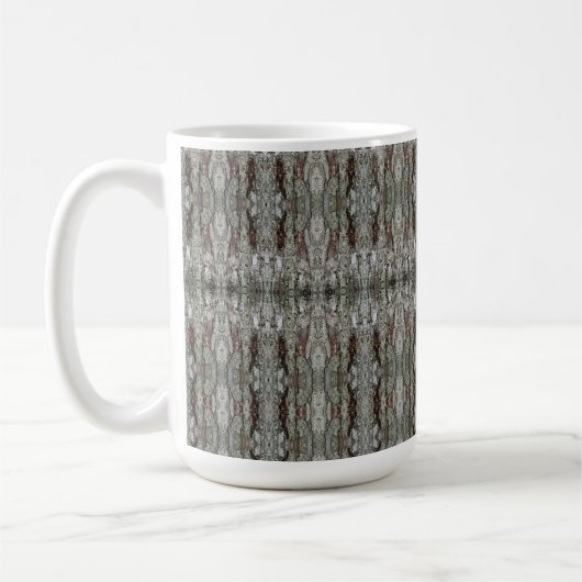 Kingdom Tree Bark Patterned コーヒーマグカップ (左)