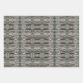 Kingdom Tree Bark Patterned ラッピングペーパーシート (正面2)
