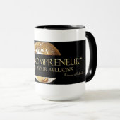 #KINGDOMPRENEUR -あなたの何百万TMを明示して下さい マグカップ (正面右)