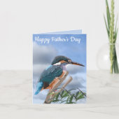 KingfisherとWillow editable Father's Day Card カード (正面)