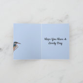 KingfisherとWillow editable Father's Day Card カード (内部)