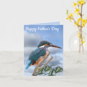 KingfisherとWillow editable Father's Day Card カード (黄色い花)