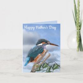 KingfisherとWillow editable Father's Day Card カード
