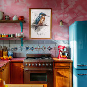 Kingfisherの静けさ、カスタマイズ可能 ポスター