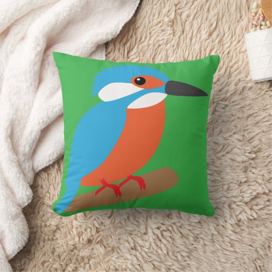 Kingfisher クッション (ブランケット)