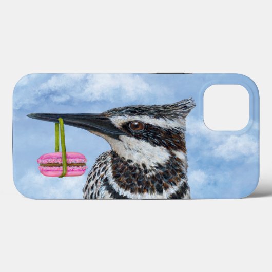 Kingfisher and macaron iPhone 13ケース Case-Mate iPhoneケース (裏面 (横))