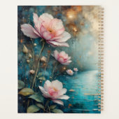 Kingfisher and pink roses プランナー手帳 (裏面)