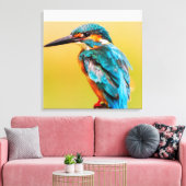 Kingfisher At Dawn Canvas Print キャンバスプリント (インサイチュ (リビング))