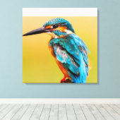 Kingfisher At Dawn Canvas Print キャンバスプリント (インサイチュ (ウッドフロア))