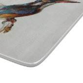 Kingfisher Bird (by John Ruskin) カッティングボード (角)